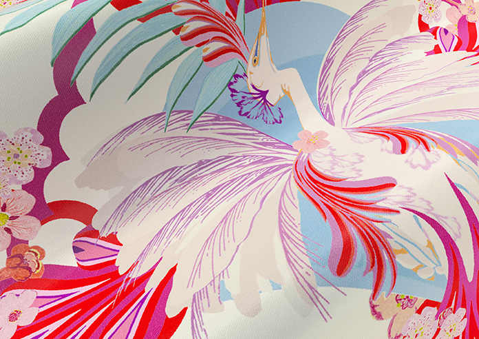 Faded Glamour, Fairground White - Roman Blind - Image 4